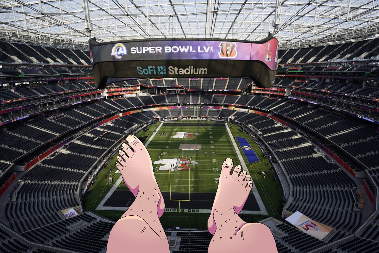 FEET at Super Bowl